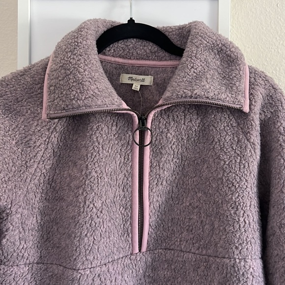 Polartec® Fleece Half-Zip Jacket by Madewell never been worn with tags - Picture 3 of 12